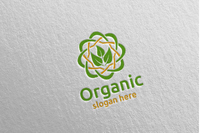 Natural and Organic Logo design template 43