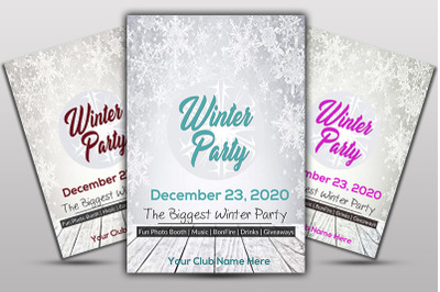 Winter&nbsp;Party&nbsp; Flyer