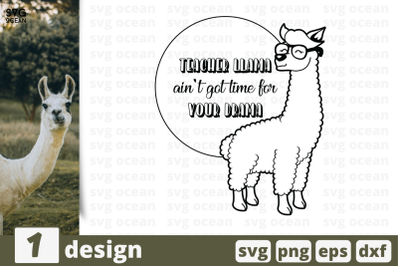 1 TEACHER LLAMA svg bundle&2C; animal&amp;nbsp;cricut svg