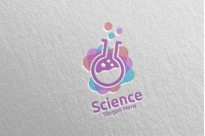 Science and Research Lab Logo Design 1