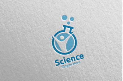 Science and Research Lab Logo Design 3