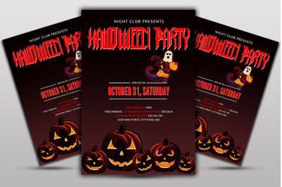 Halloween Horror Party Flyer