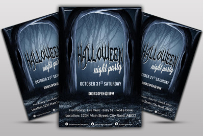 Halloween Night Party Flyer