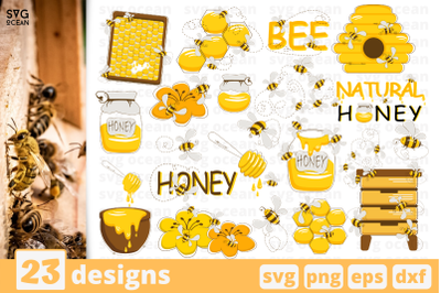 20 BEES svg bundle, honeybee cricut svg