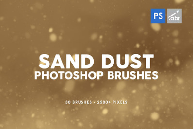 30 Sand Dust Photoshop Stamp Brushes