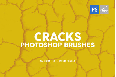 45 Cracks Photoshop Stamp Brushes