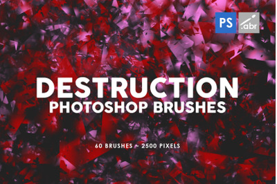 60 Destruction Photoshop Stamp Brushes