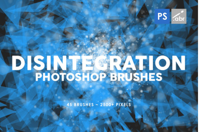 45 Disintegration Photoshop Brushes