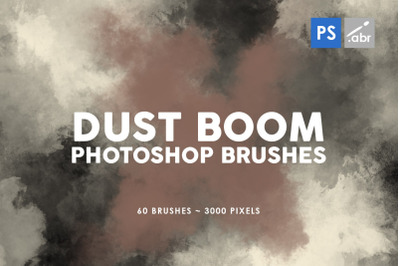 60 Dust Boom Photoshop Brushes