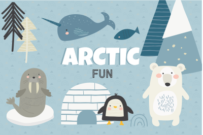 Arctic fun clipart