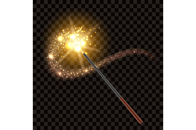 Magic Wand isolated on transparent background