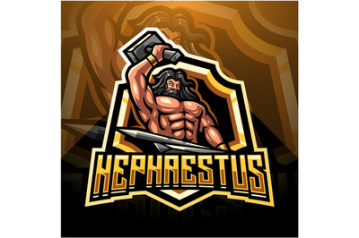 Hephaestus esport mascot logo