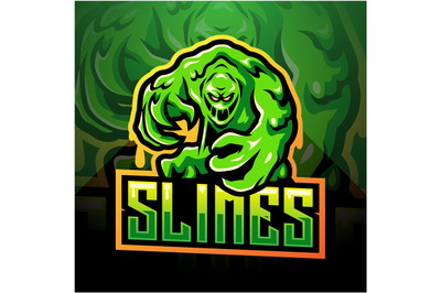 The slimes esport mascot logo