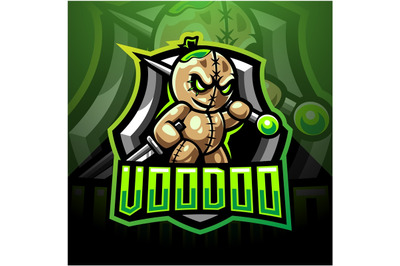 Voodoo esport mascot logo