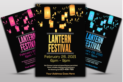 Lantern Festival&nbsp; Flyer