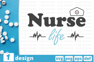 1 NURSE LIFE&nbsp;svg bundle, nurse quotes cricut svg