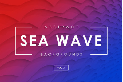 Sea Wave Abstract Backgrounds 3