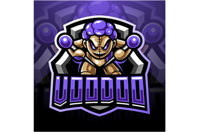 Voodoo esport mascot logo