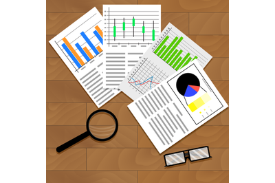 Economic data graphics and charts