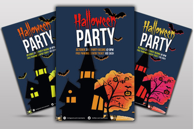 Halloween Party Flyer template