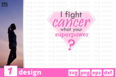 1 FIGHT CANCER svg bundle, quotes cricut svg