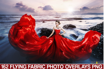 Flying Fabric overlays, Photoshop overlay, Flying dress
