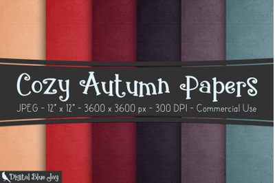 Cozy Autumn Digital Papers