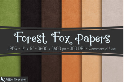 Forest Fox Digital Papers