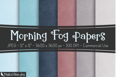 Morning Fog Digital Papers