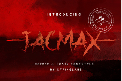 Jacmax - Horror Font