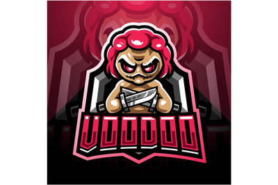 Voodoo esport mascot logo