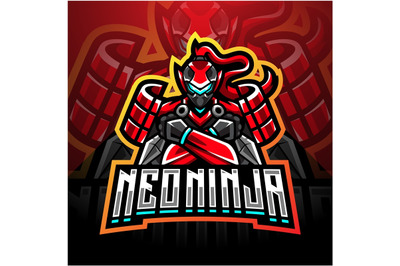 Neo ninja esport mascot logo