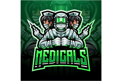 The medicals esport mascot logo