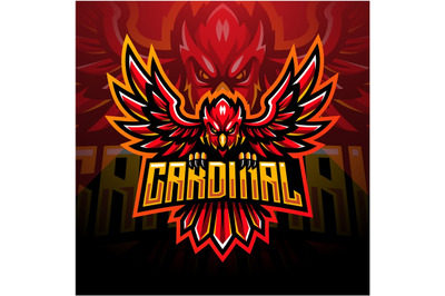 Cardinal esport mascot logo