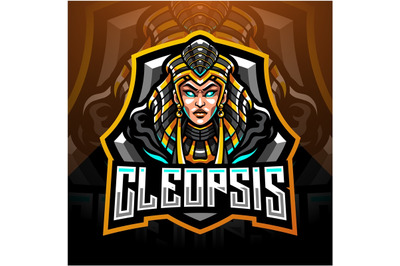 Cleopsis esport mascot logo