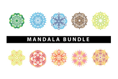 Mandala Art Bundle Colorful