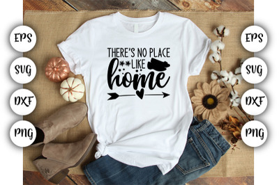 Ther&#039;es no place like home  SVG DXF PNG EPS