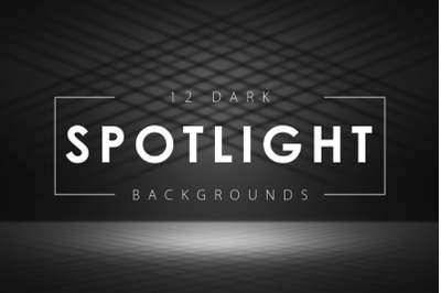 12 Dark Spotlight Backgrounds