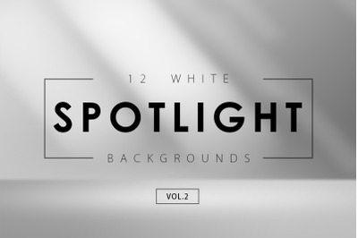 12 White Spotlight Backgrounds 2