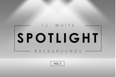 12 White Spotlight Backgrounds 3