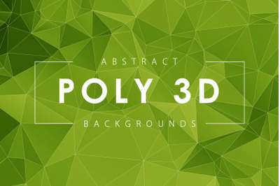 Abstract 3D Polygon Backgrounds