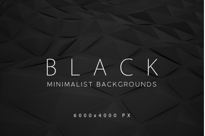 Black Minimalist backgrounds Vol. 1