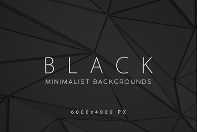 Black Minimalist backgrounds Vol. 3