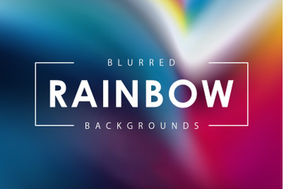 Blurred Rainbow Backgrounds