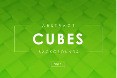 Cubes Abstract Backgrounds Vol. 2