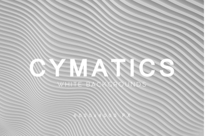 Cymatics White Backgrounds