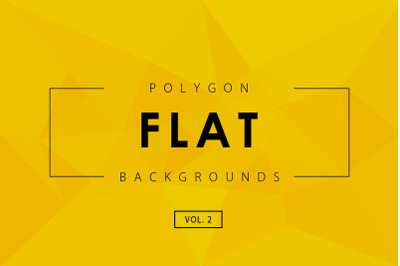 Flat Polygon Backgrounds Vol. 2