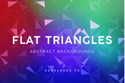 Flat Triangles Backgrounds