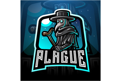 Plague doctor esport mascot logo