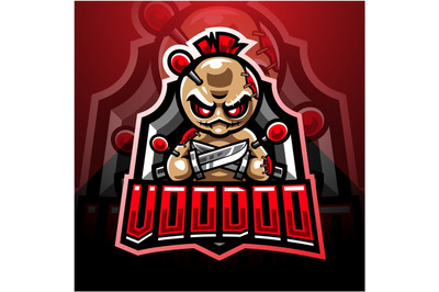 Voodoo esport mascot logo